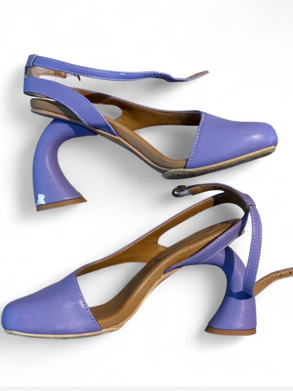 Purple tabi heels - Picture 3 of 6